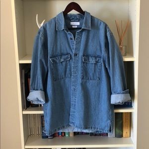 Urban jean button up